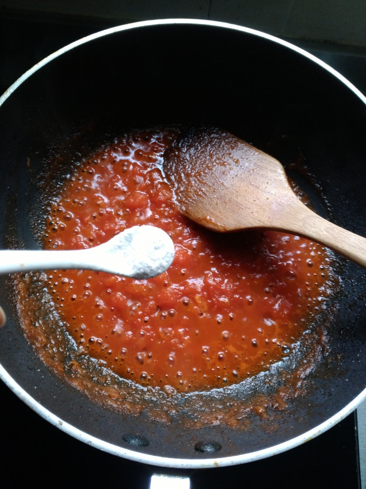 茄汁煎豆腐步骤6