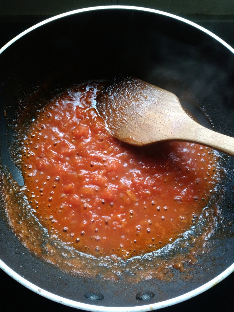 茄汁煎豆腐步骤5