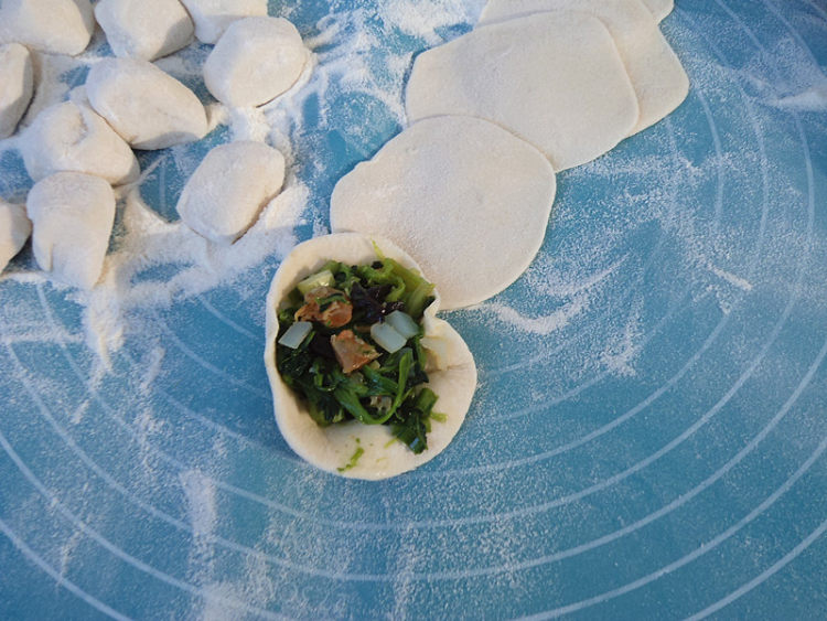海米焖子菠菜馅水饺步骤10