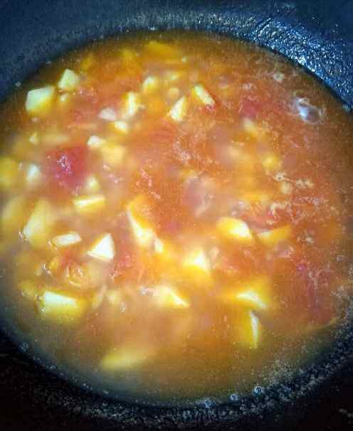 番茄土豆汤步骤7
